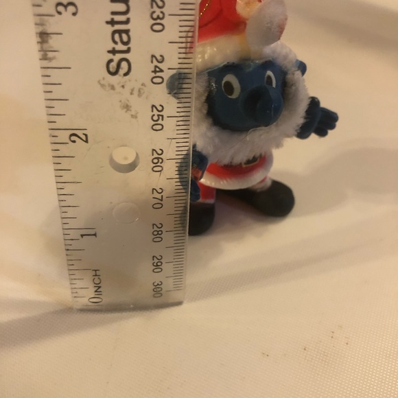 Vintage Smurf ornament Santa Christmas - Picture 3 of 8